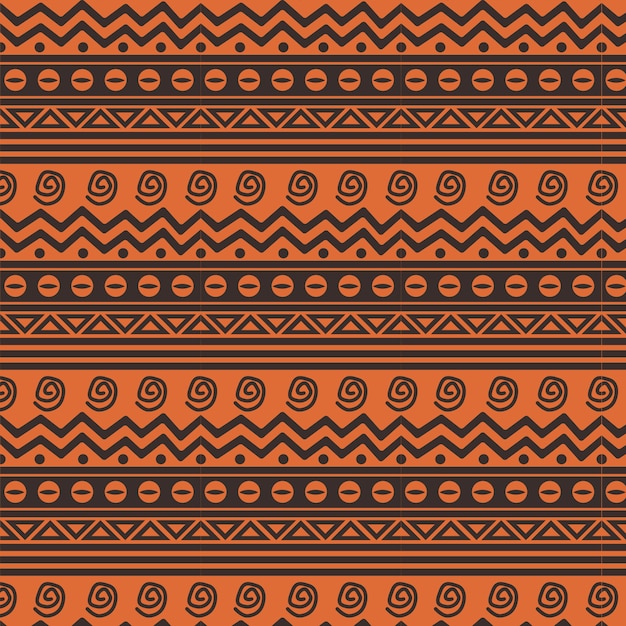 Free vector flat african pattern design