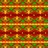 Free vector flat african pattern design