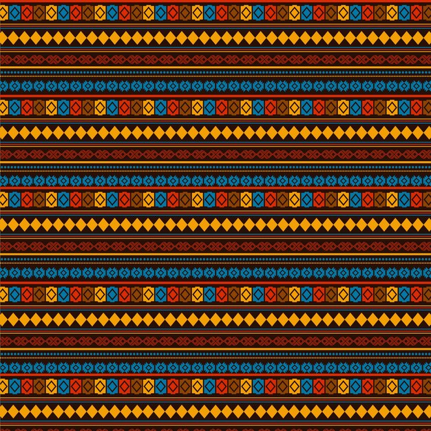 Free vector flat african pattern design