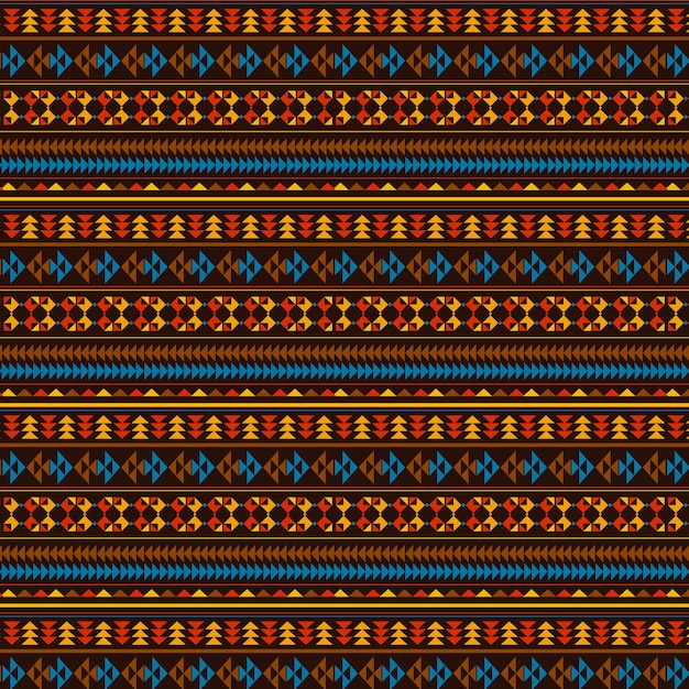 Free vector flat african pattern design