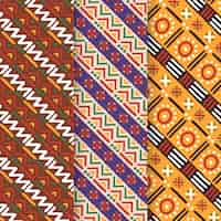 Free vector flat african pattern design