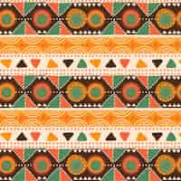 Free vector flat african pattern design