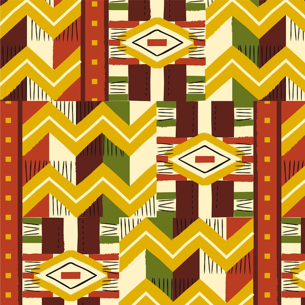 Design piatto africano