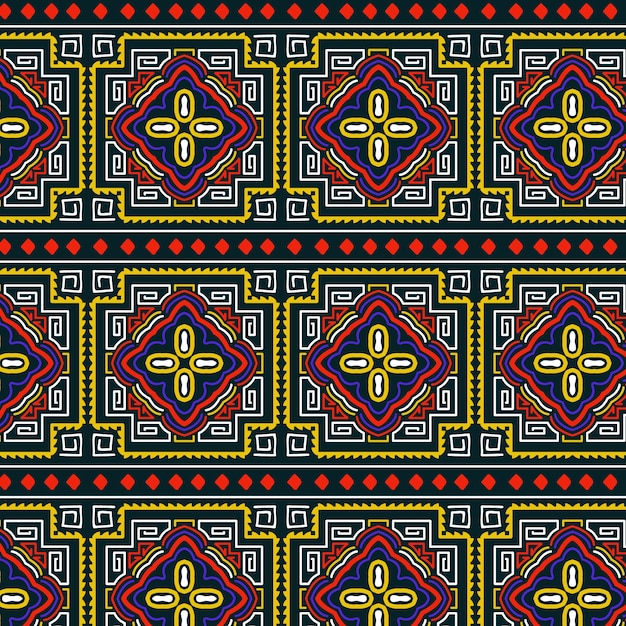 Flat african pattern design