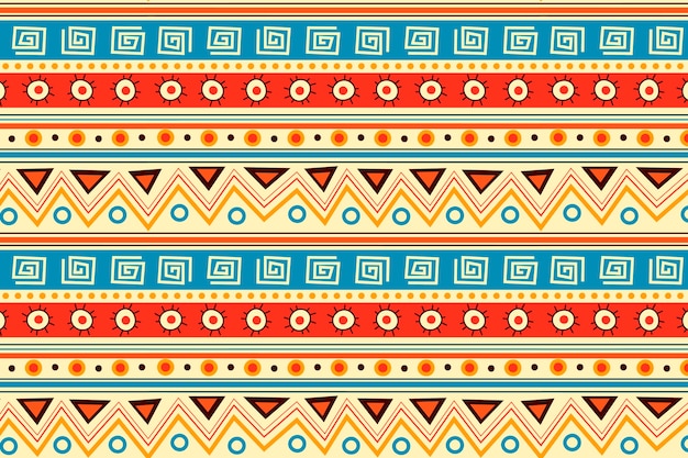 Free vector flat african pattern design