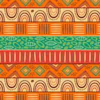 Free vector flat african pattern design