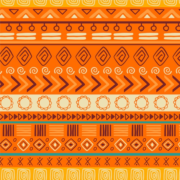 Free vector flat african pattern