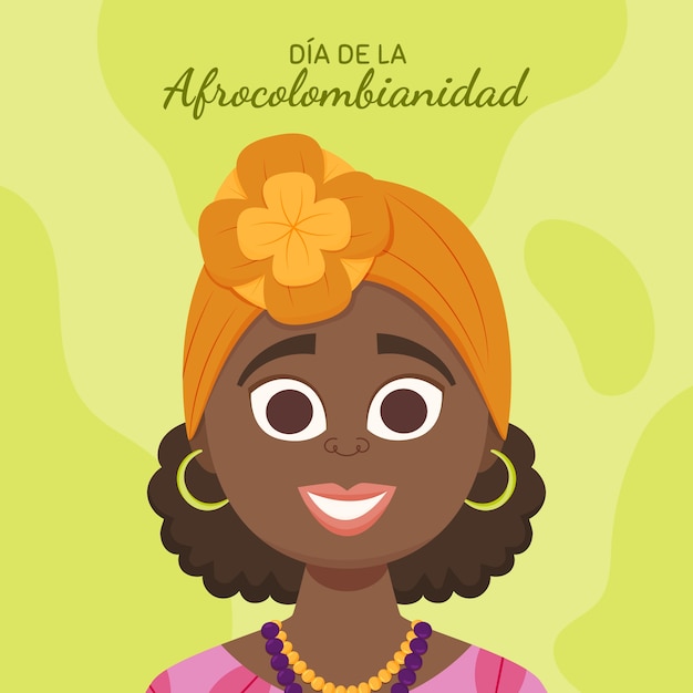 평면 afrocolombianidad 그림