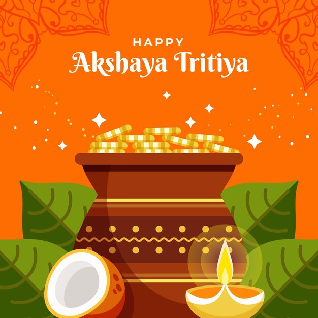 플랫 akshaya tritiya 그림