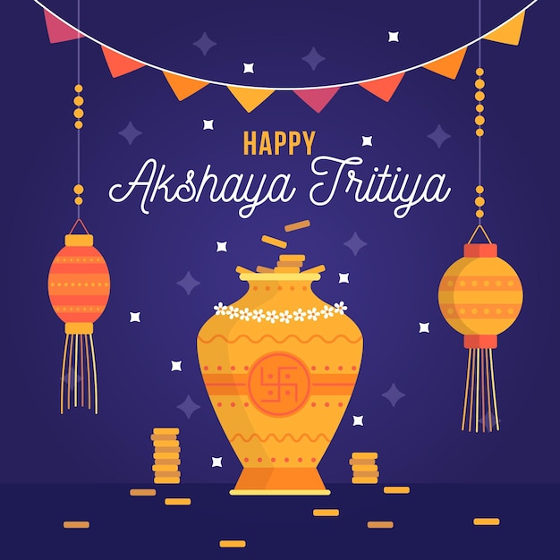 플랫 akshaya tritiya 그림