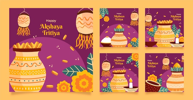 Collezione di post instagram flat akshaya tritiya