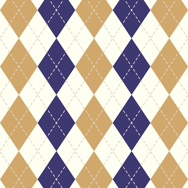 Free vector flat argyle pattern design