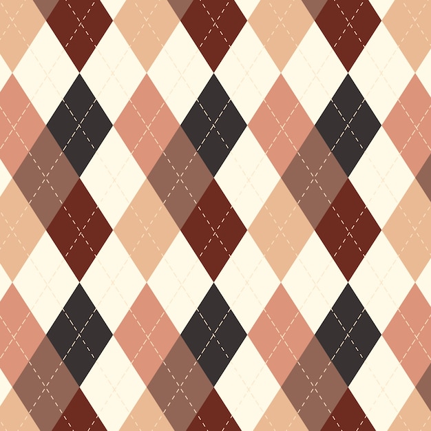 Free vector flat argyle pattern