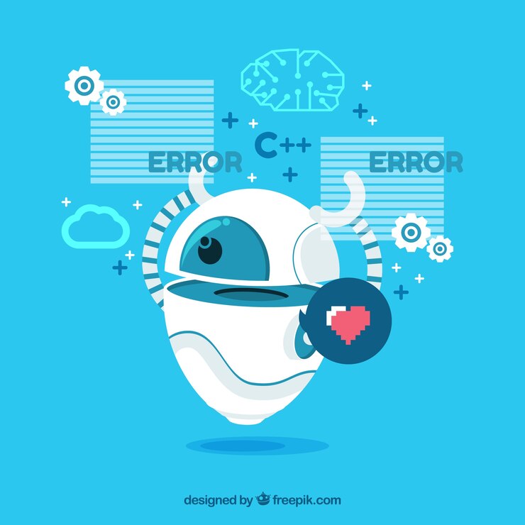 Free Vector flat artificial intelligence background