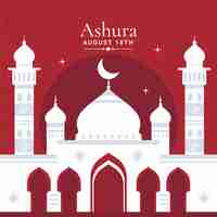 Free vector flat ashura illustration