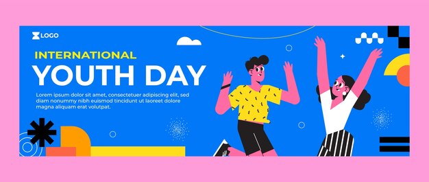 flat back to school twitter header