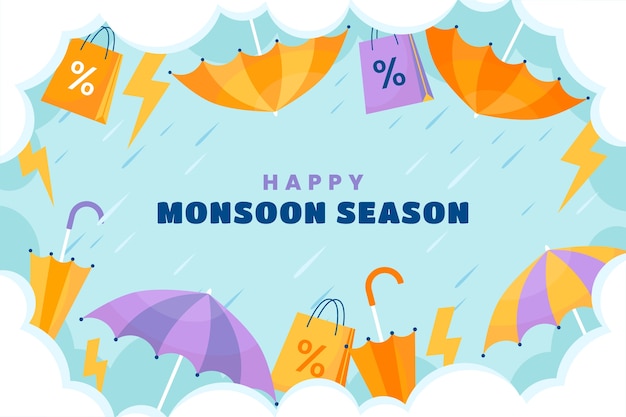 flat background for monsoon season