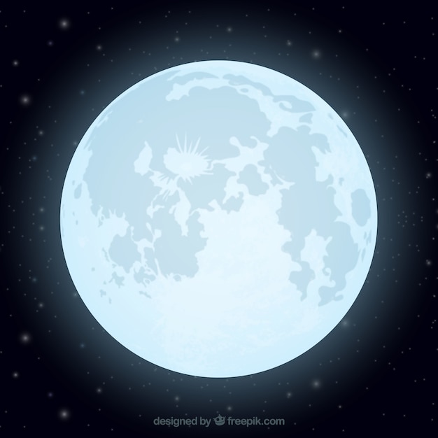 blue moon wallpaper