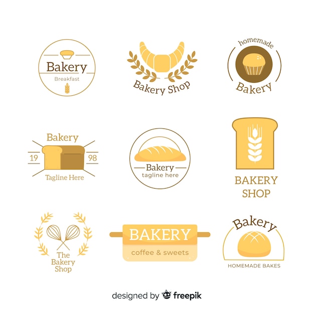 Download Free Download This Free Vector Flat Bakery Logo Template Use our free logo maker to create a logo and build your brand. Put your logo on business cards, promotional products, or your website for brand visibility.