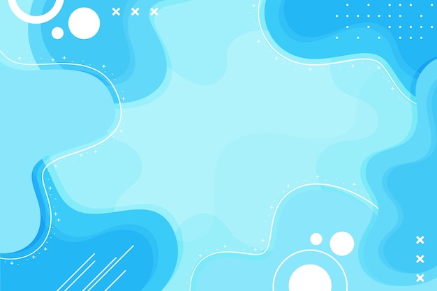 Flat blue abstract background