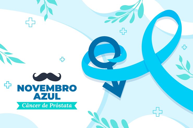 Free Vector flat blue november background