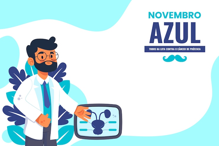 Free Vector flat blue november background