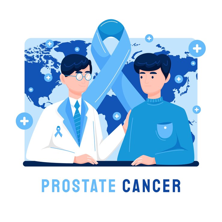 Free Vector flat blue november illustration