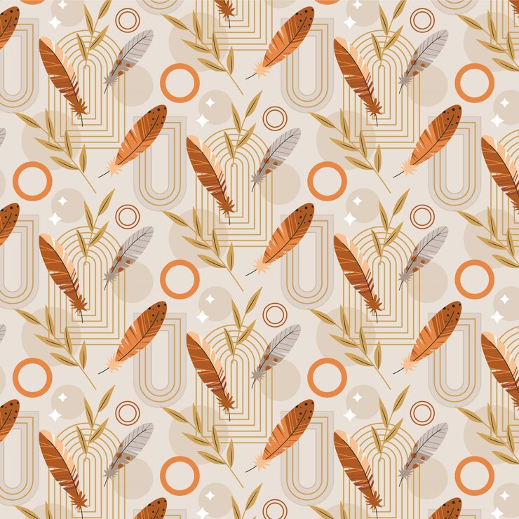 Free Vector flat boho pattern design