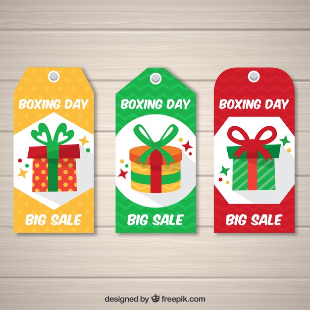 Flat boxing day sale badge