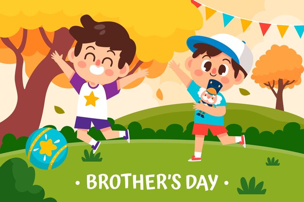 Иллюстрация дня плоских братьев