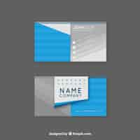 Free vector flat business card template