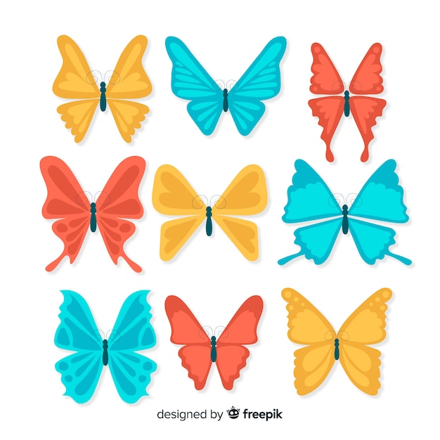 Flat butterfly pack