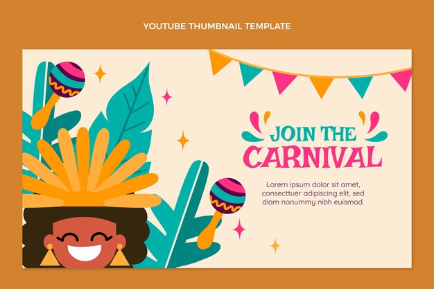 Миниатюра плоского карнавала на YouTube