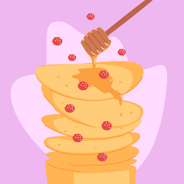 Free Vector flat chandeleur illustration