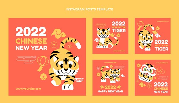 Коллекция постов в instagram с китайским новым годом