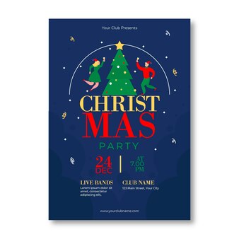 クリスマスポスターa4 無料のベクター クリスマスポスターa4 無料のベクター