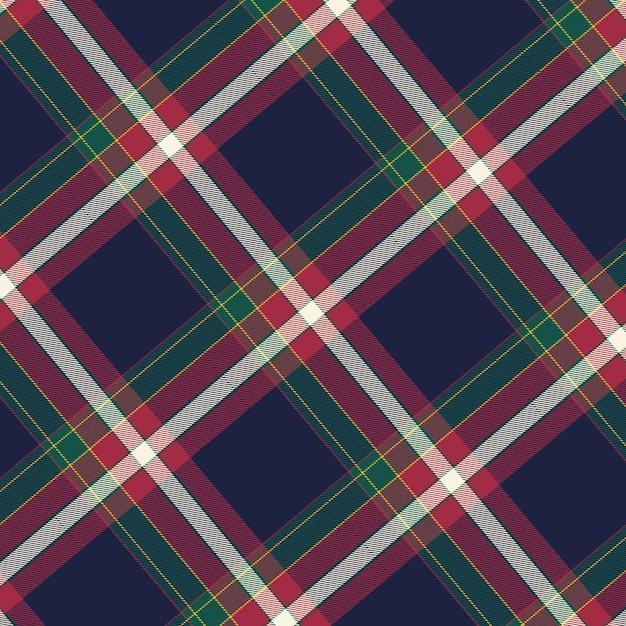 Free vector flat christmas plaid pattern design