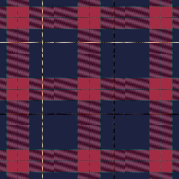 Flat christmas plaid pattern design