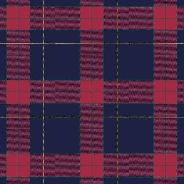 Flat christmas plaid pattern design