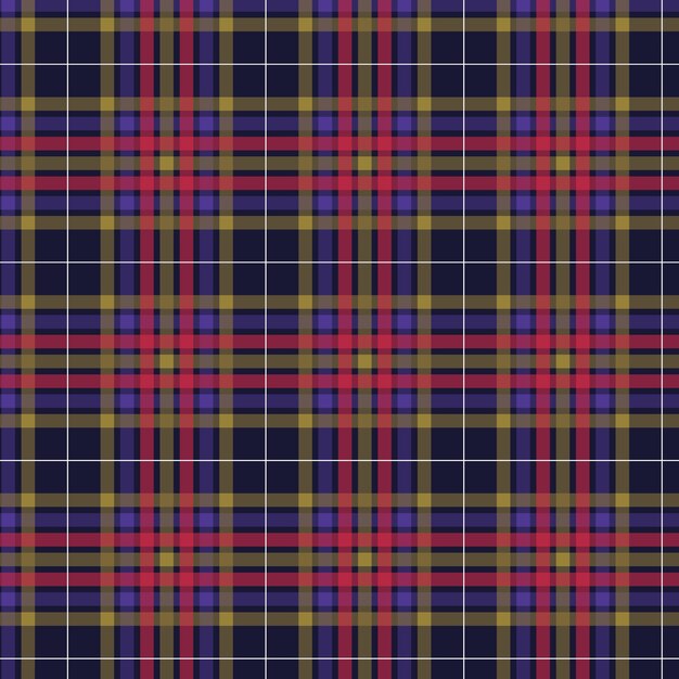 Flat christmas plaid pattern design