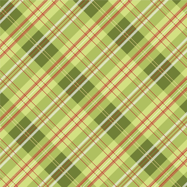 Free vector flat christmas plaid pattern design