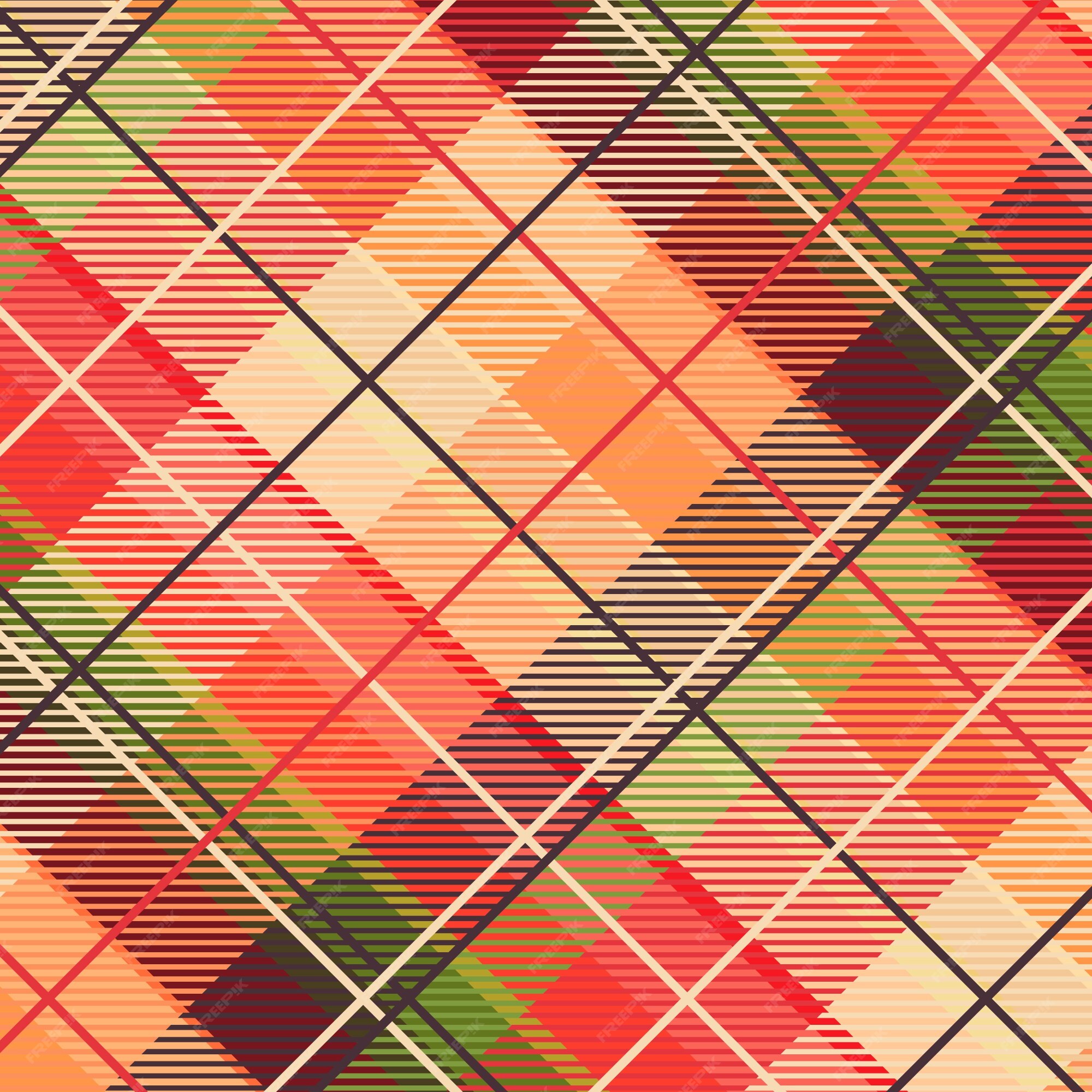 Free Vector  Flat christmas plaid pattern design