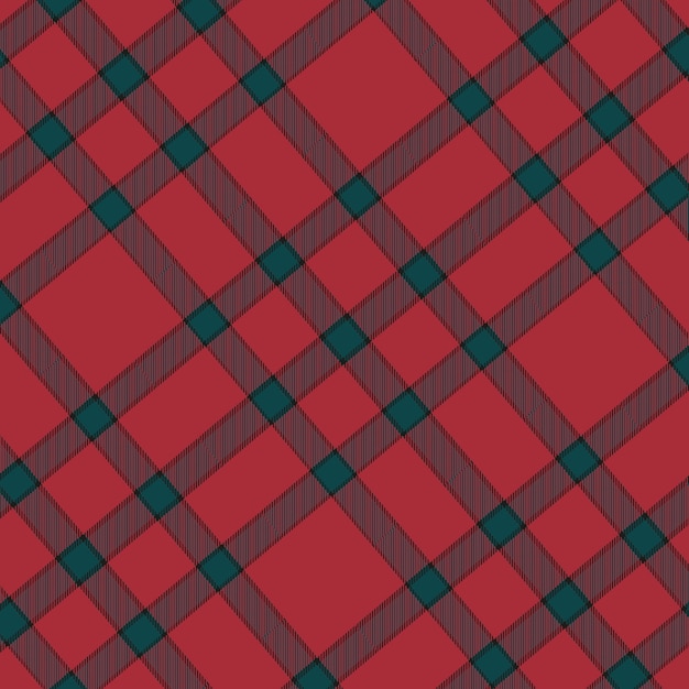 Free vector flat christmas plaid pattern design