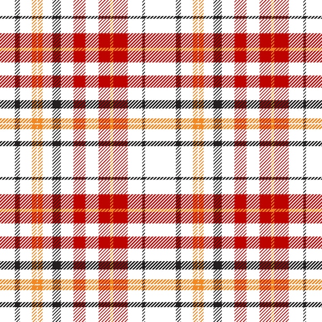 Flat christmas plaid pattern design