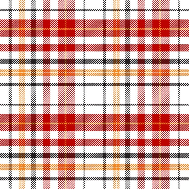 Flat christmas plaid pattern design