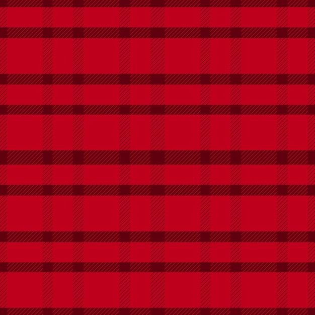 Flat christmas plaid pattern design