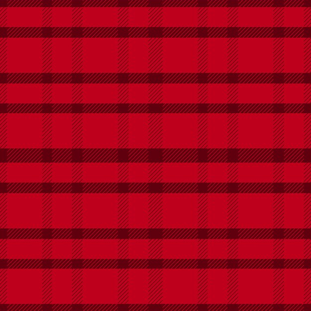 Flat christmas plaid pattern design