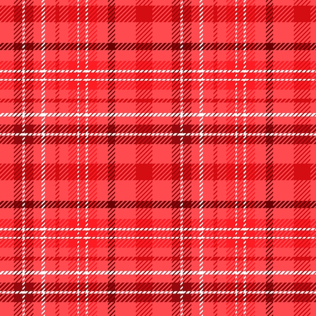 Free vector flat christmas plaid pattern design