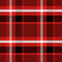 Free vector flat christmas plaid pattern design