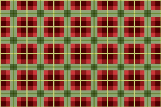 Flat christmas plaid pattern design